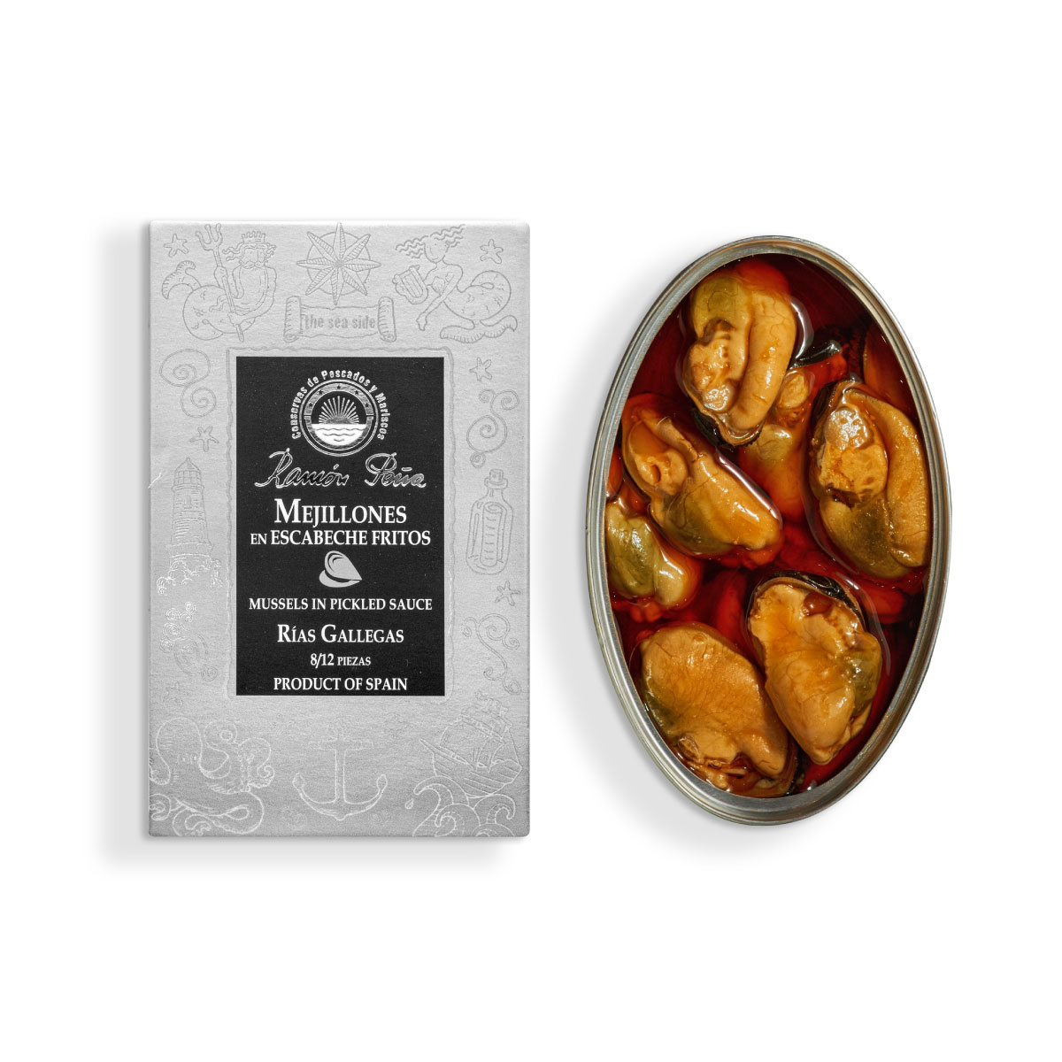 Spanish Mussels In Pickled Sauce (8-12pcs) 110g